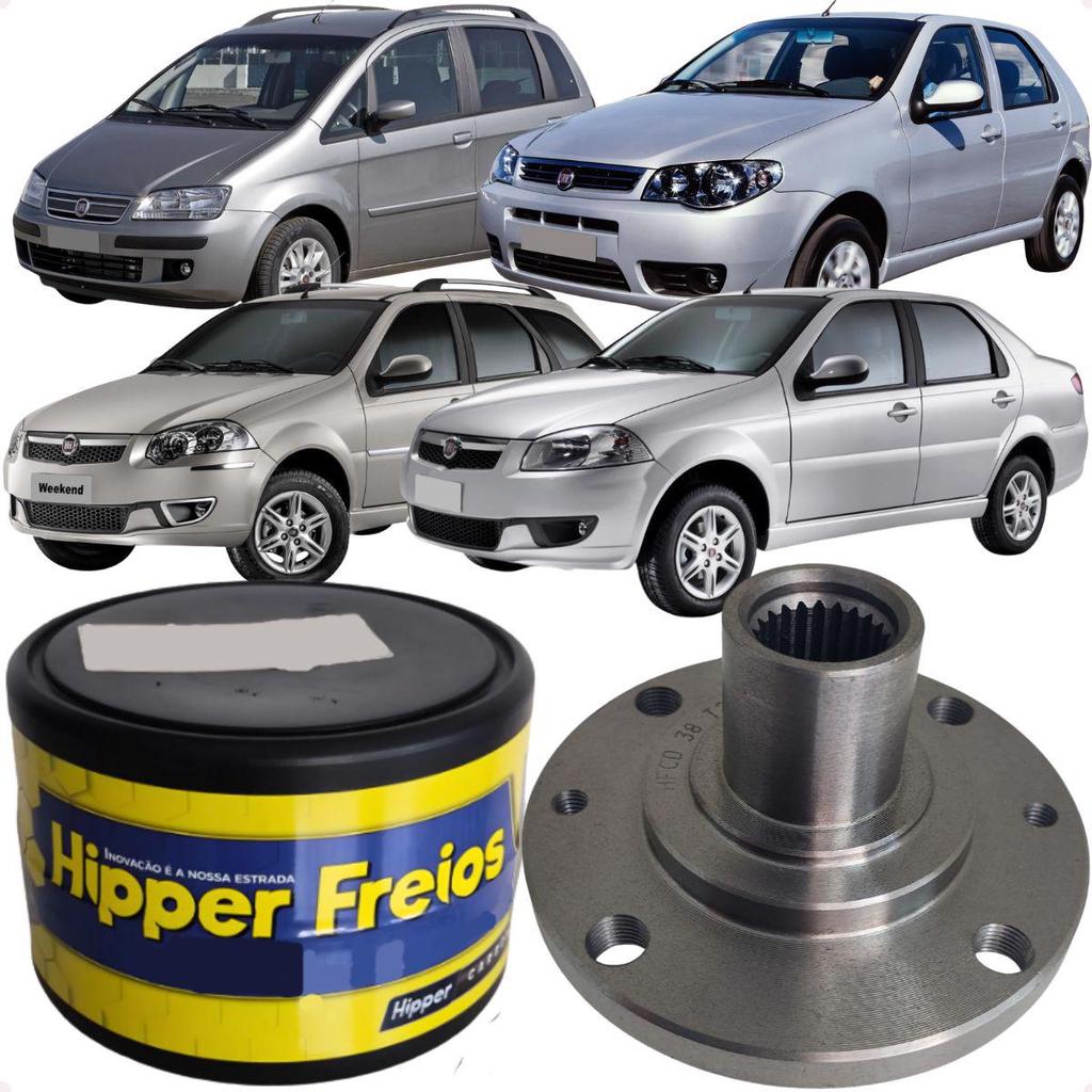 Cubo Roda Dianteiro Palio Siena Palio Weekend Idea Hipper Freios em Oferta na Shopee