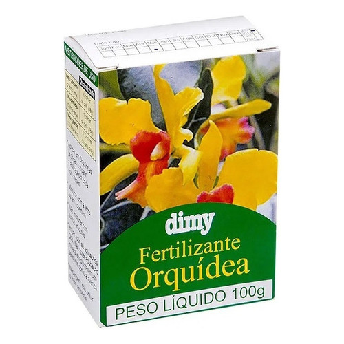 100g Fertilizante Para Orquídeas Mineral Via Solo Dimy