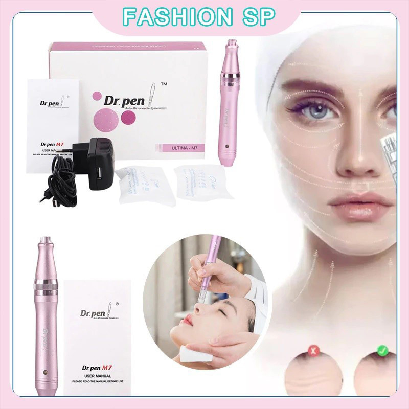 Dr.pen M7 Dermapen Caneta Elétrica Micro-agulha MTS Apresentando Instrumento Beleza Facial 0,25 A 2,5mm