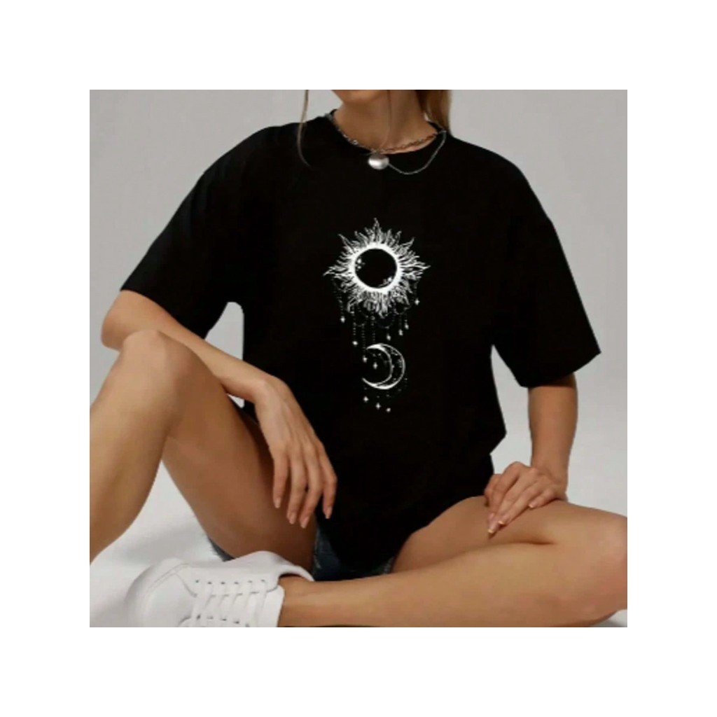Camiseta Unissex Oversized Plus Size Feminina Masculina Ombro Caído  universo Streetwear  Camisa Blogueira Style