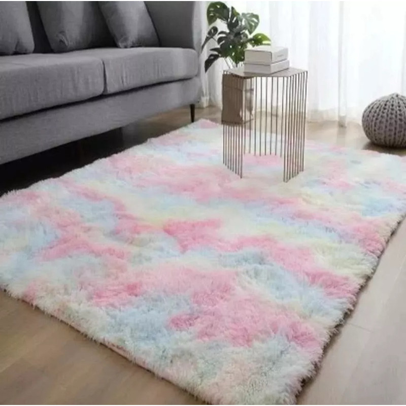 Tapete Sala 2,00×1,40 Felpudo Peludo Quarto Varias Cores Promoção Grande