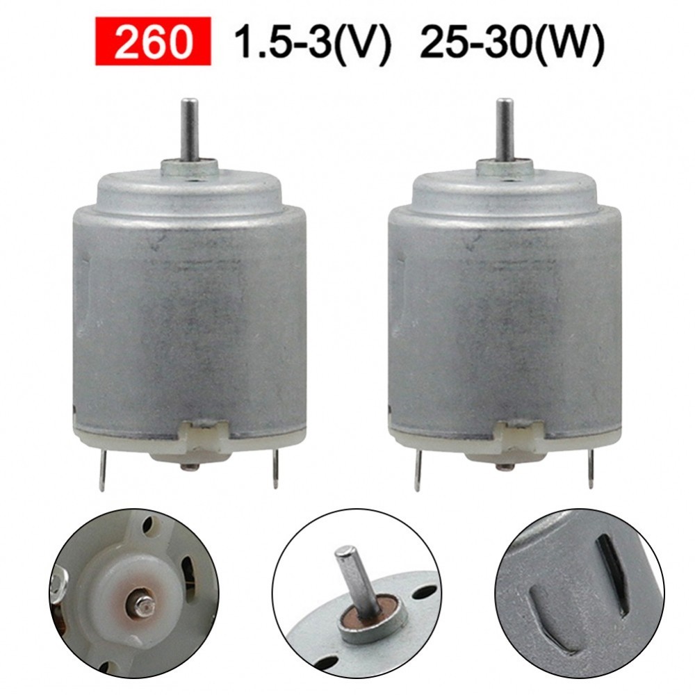 Mini 260 Motor DC 3-12V Electric Machinery Tools High Speed Toy Car Fan 25 - 30W