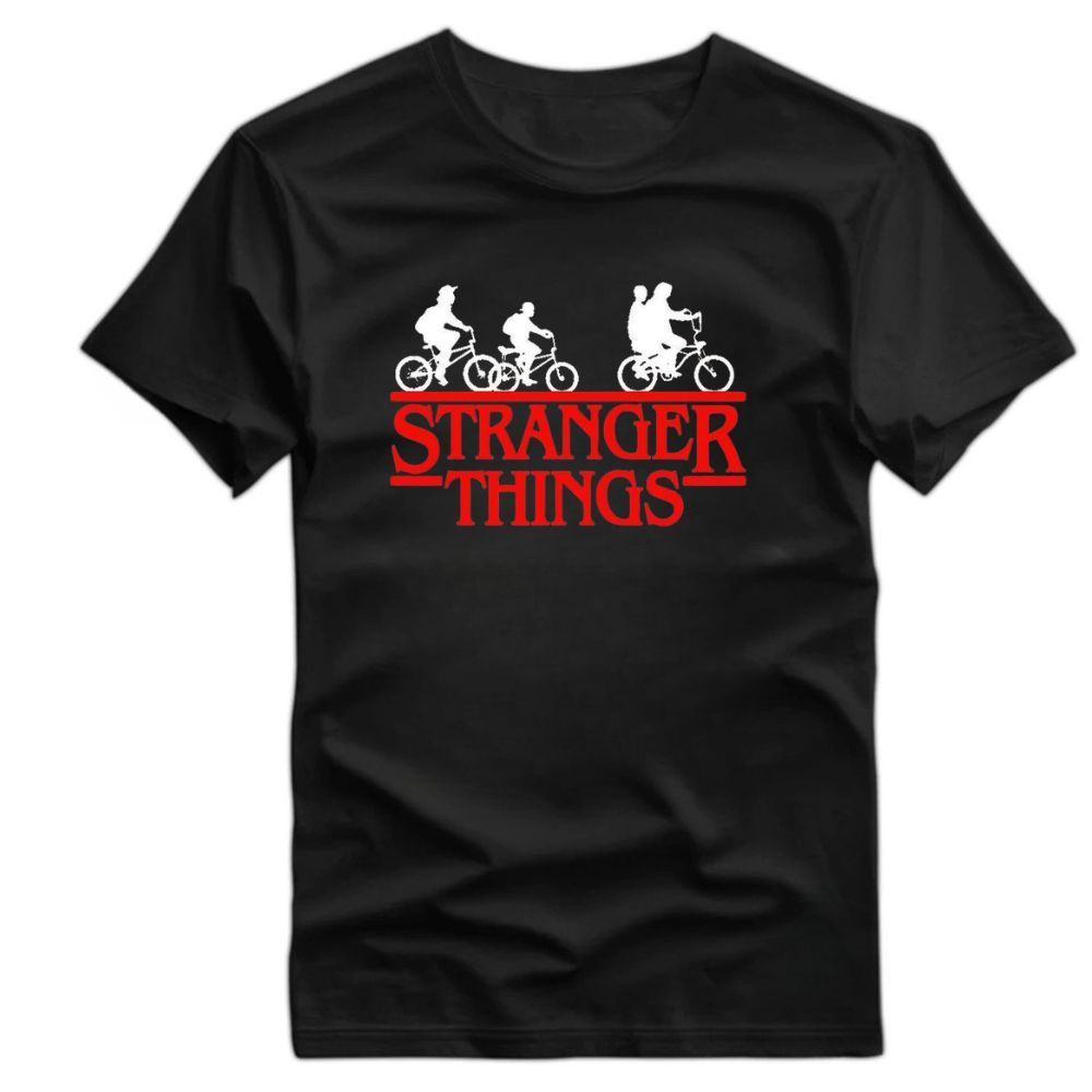 Camiseta Promoção Stranger Things Série Seriado Monstros camisas 100% Algodão