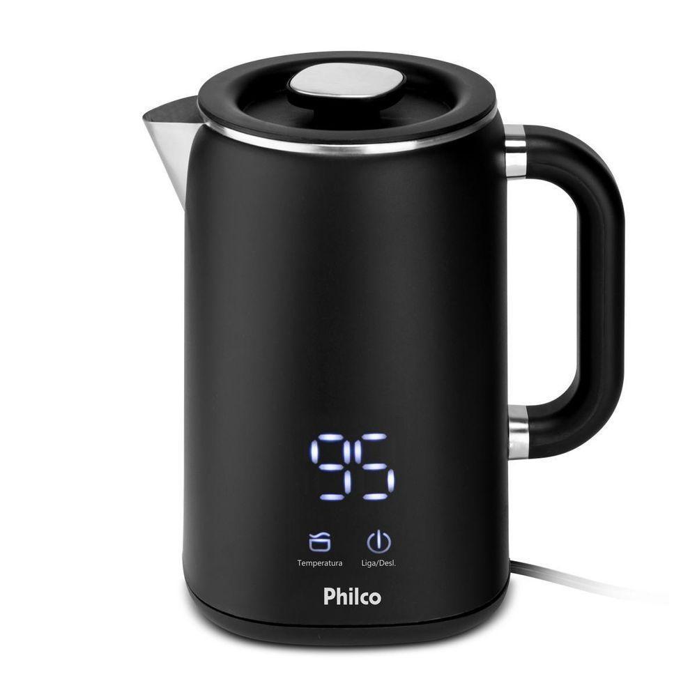 Chaleira Elétrica Philco 1,8L Painel Digital PCH18B 110V em Oferta na Shopee