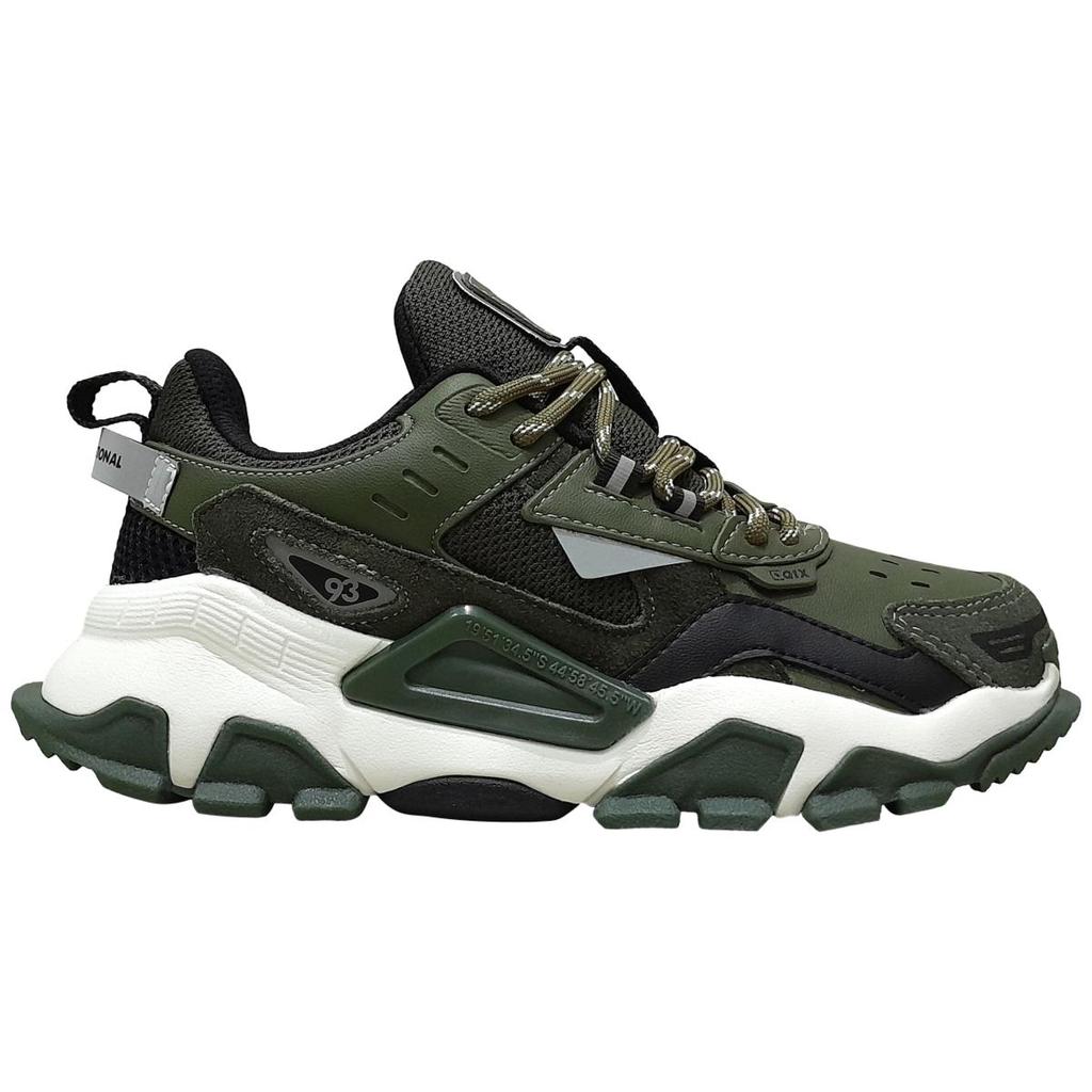 Tênis Qix Trek Adventure Higher Conforto Verde Selva Robusto