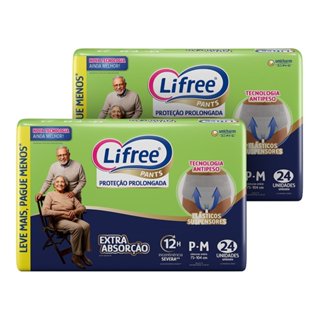 Fralda Descartável Lifree para Adulto Calça Extra Absorção em Oferta na Shopee