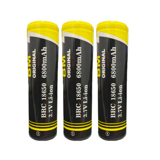 3 Baterias BMax 18650 6800mAh 3.7v para Câmera Lanterna Microfone Furadeira Lâmpada em Oferta na Shopee