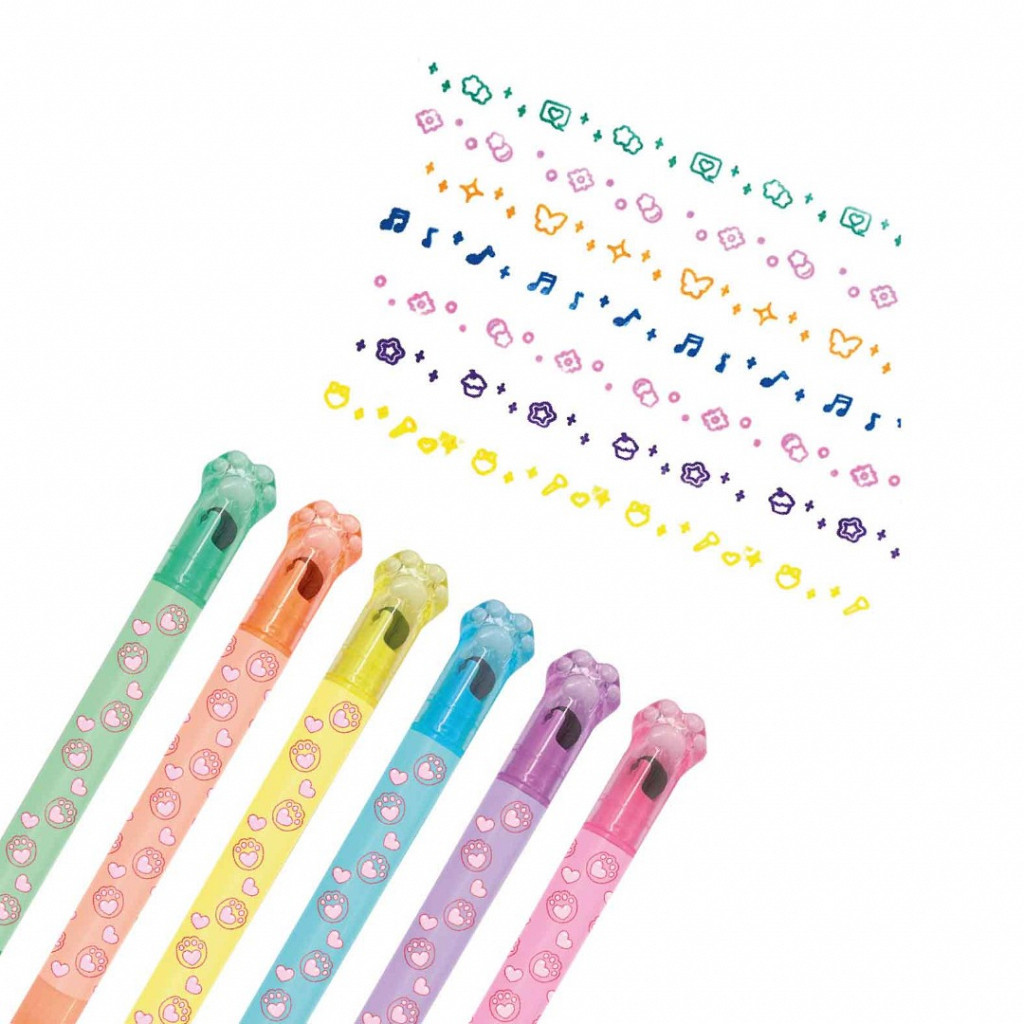 Marca-Texto 2 Pontas Roller + Glitter com Cheirinho – 1 unidade Cores Sortidas em Oferta na Shopee