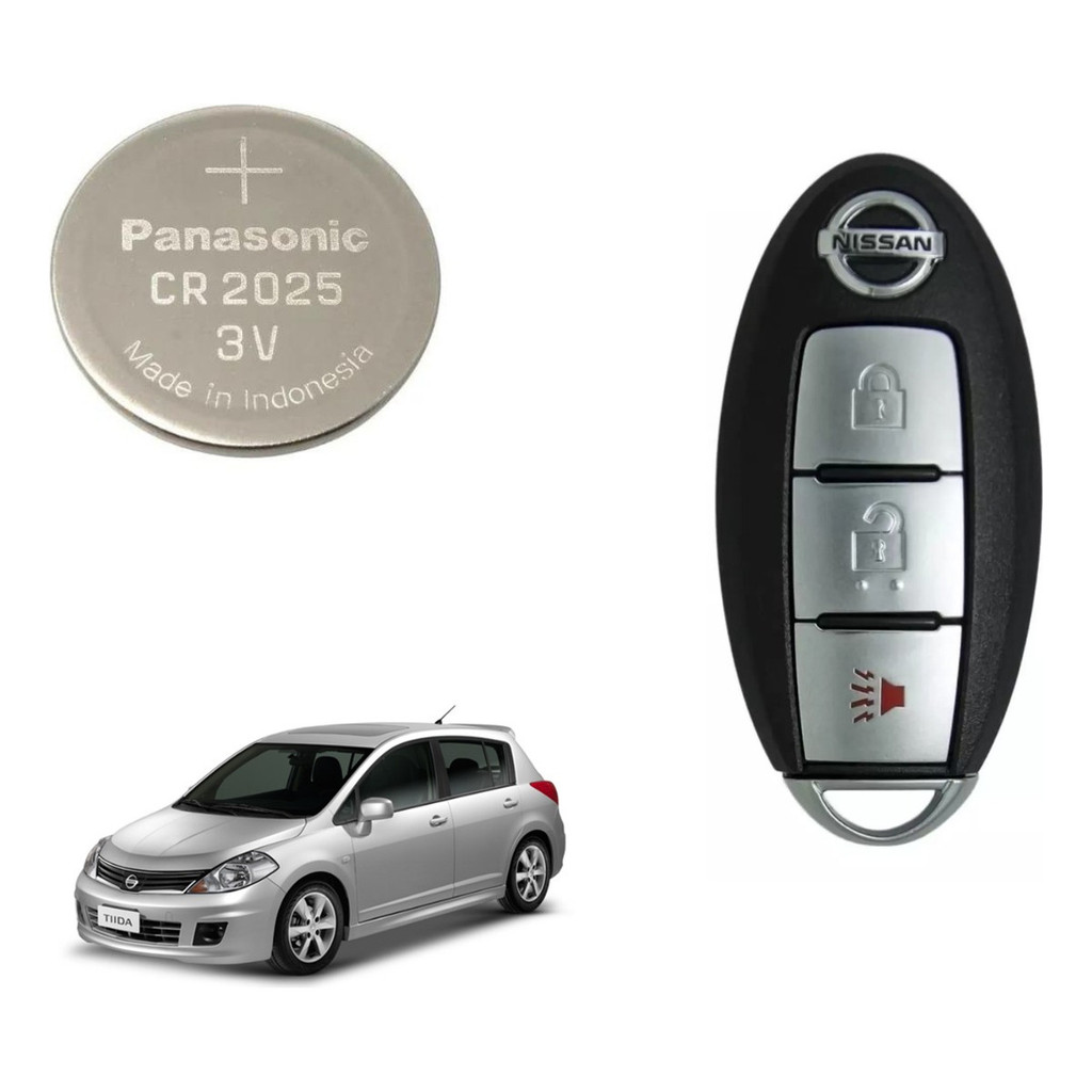 Bateria Para Chave Presença Nissan Kicks Tiida Sentra - Panasonic