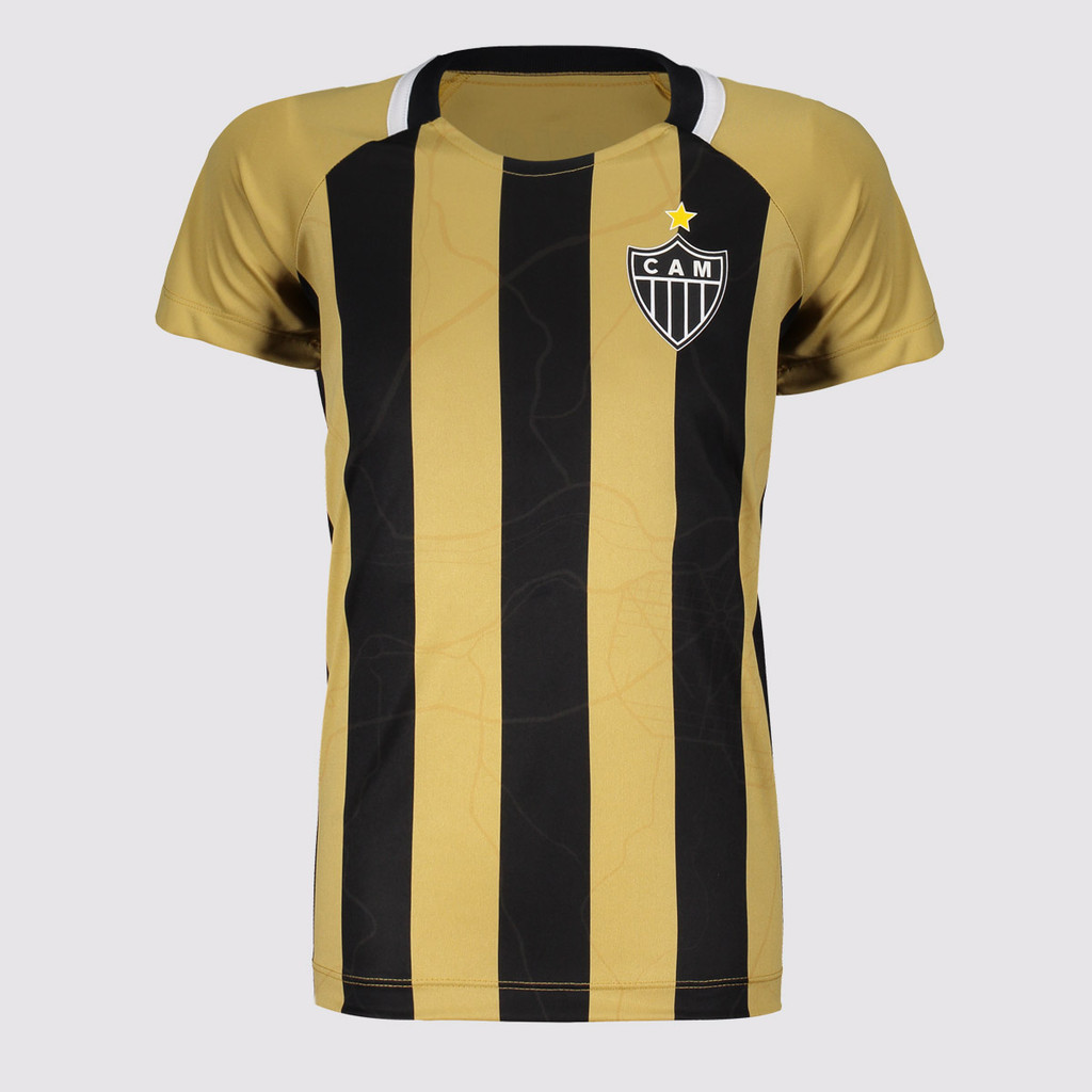 Camisa Atlético Mineiro Euforia Infantil Dourada em Oferta na Shopee