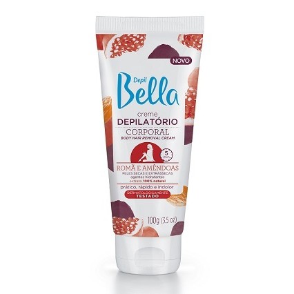 CREME DEPILATORIO CORPORAL DEPIL BELLA ROMA E AMENDOAS 100GR