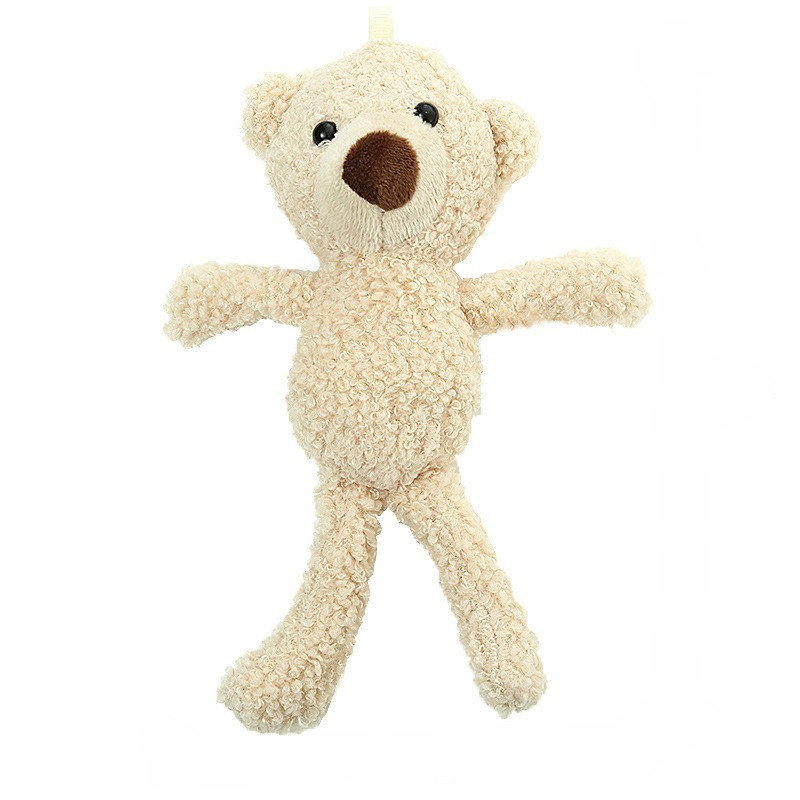 Mini Pequeno Urso De Pelúcia Boneca Chaveiro Bonito Dos Desenhos Animados Pingente Para Crianças Saco Escolar Mochila Ac