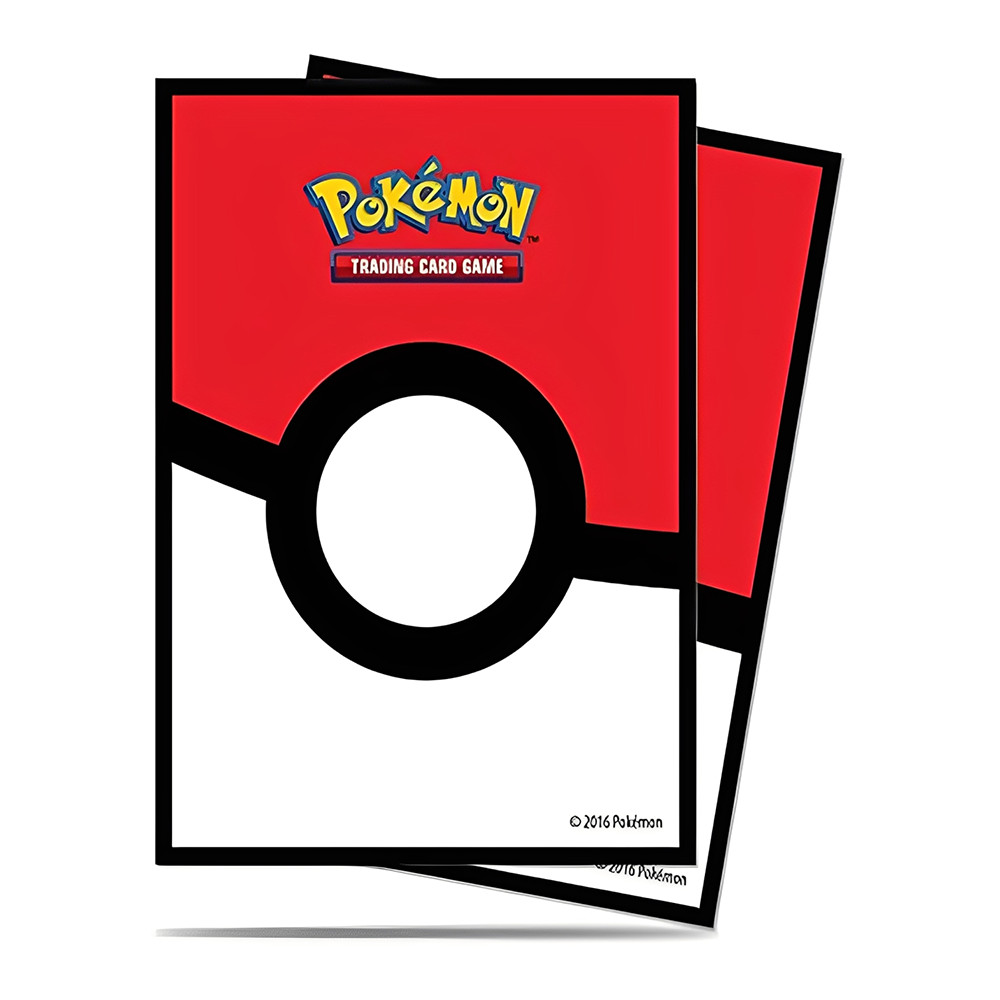 Protetores Cartas Pokémon Poke Bola 65 Sleeves Oficiais Edição 2025 66mm x 91mm Tamanho Padrão TCG Central