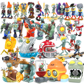 Jogo de Batalha Plantas vs. Zombies PVZ Zumbis em Lote Figuras de Plantas Podem disparar e lançar Brinquedos de Zumbis d