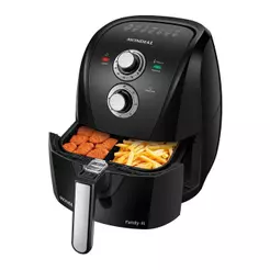 Fritadeira Sem Óleo Air Fryer 4L Mondial Preto/Prata 1500W - AFD-40-BFS