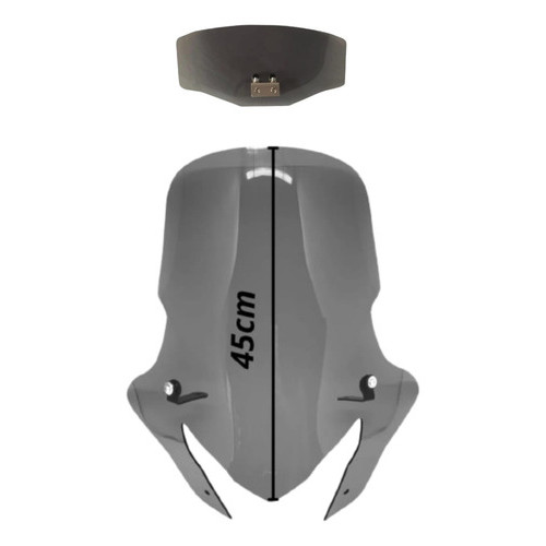Bolha Parabrisa + Defletor Honda Xre 300 Adv Lanç 2023 Fumê