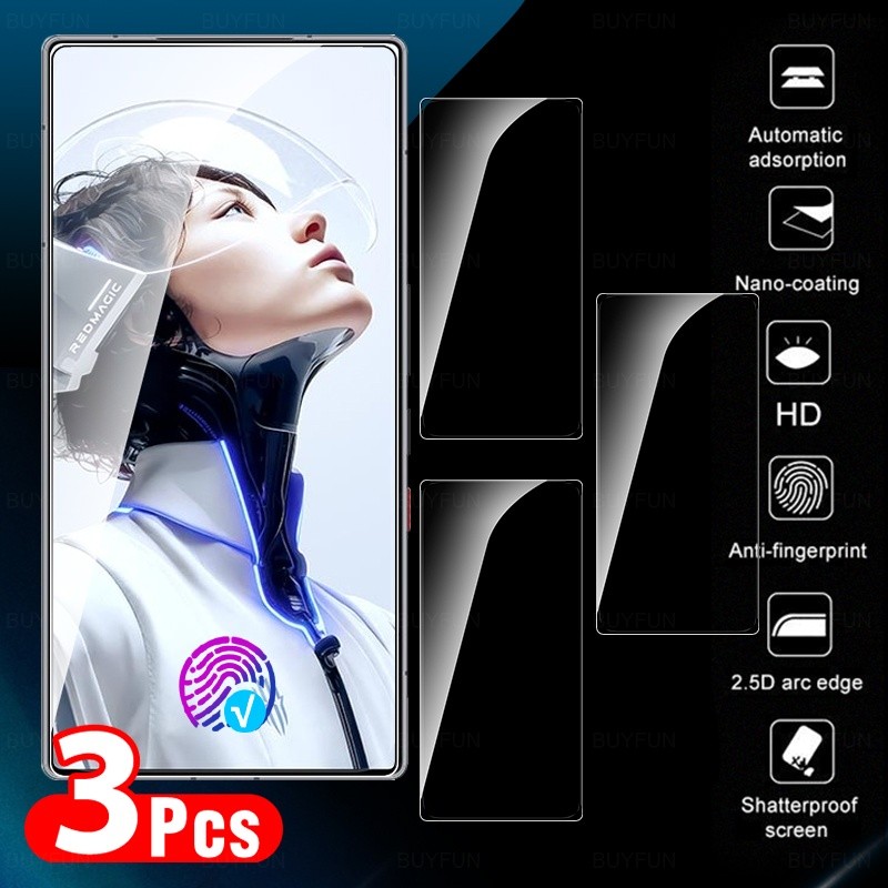 3 Pçs HD Vidro Desbloqueado Para ZTE nubia RedMagic 11 Pro + Película Protetora Temperada Red Magic 11 ProPlus Z80 Ultra em Oferta na Shopee