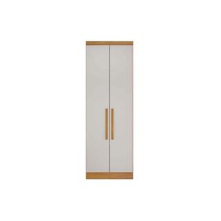 Módulo de Quarto Casal Guarda Roupa c/ 2 Portas e 3 Gavetas Rizon/Linea Cumaru/Fendi - Novo Horizonte em Oferta na Shopee