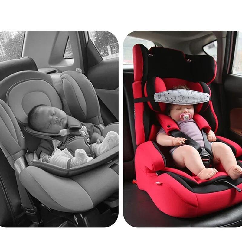 Cinto de Fixação para Cabeça de Bebê, Suporte de Cabeça para Cadeira de Carro, Cinto de Fixação para Carrinho de Bebê, P