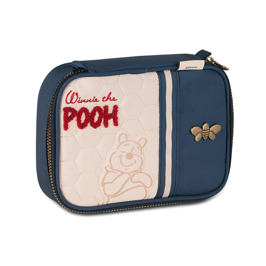 Estojo Box 36 Pens Ursinho Pooh- Clio Style Cor:Azul