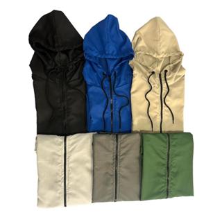 Corta Vento Jaqueta Masculino Lisa com Capuz e Bolso e ziper (unissex) em Oferta na Shopee