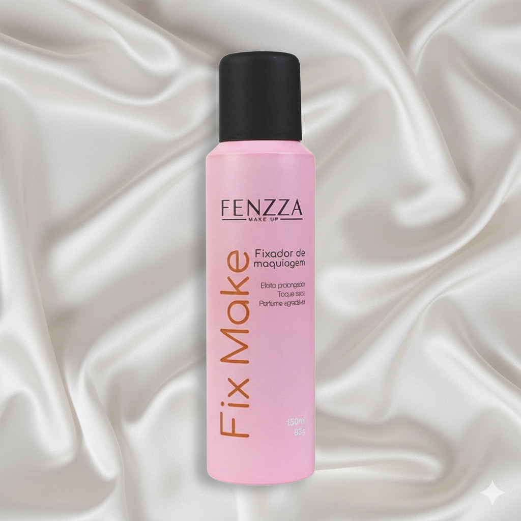 Fixador de Maquiagem Fix Make Fenzza FZ50005 | O Segredo da Maquiagem Perfeita por 16h