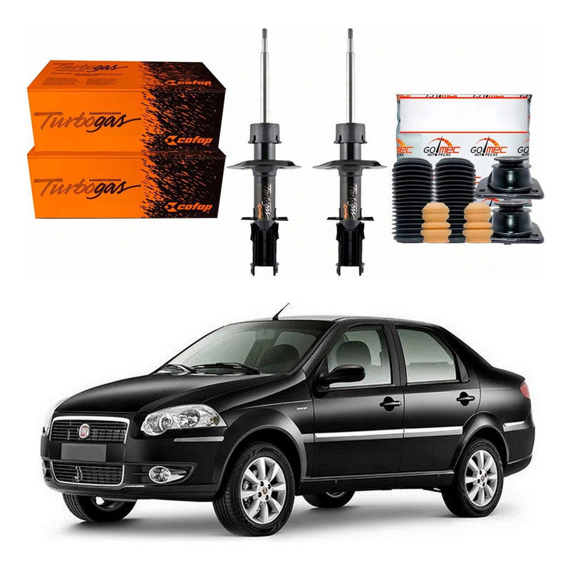 Kit Amortecedor Dianteiro Siena Rst 1.4 1.8 2007 A 2010 em Oferta na Shopee