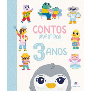 Contos Divertidos | 3 ANOS | Capa Dura Almofadada em Oferta na Shopee