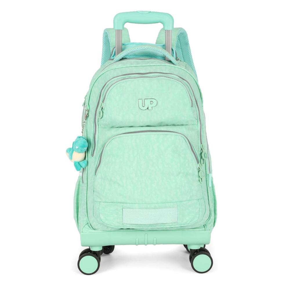 Mochila de Rodinhas 360 Grande Juvenil Dino Crinkle de Costas Notebook Up4you em Oferta na Shopee