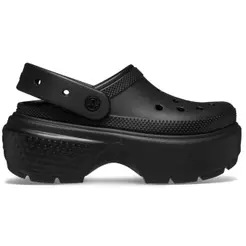 Sandália crocs stomp clog black