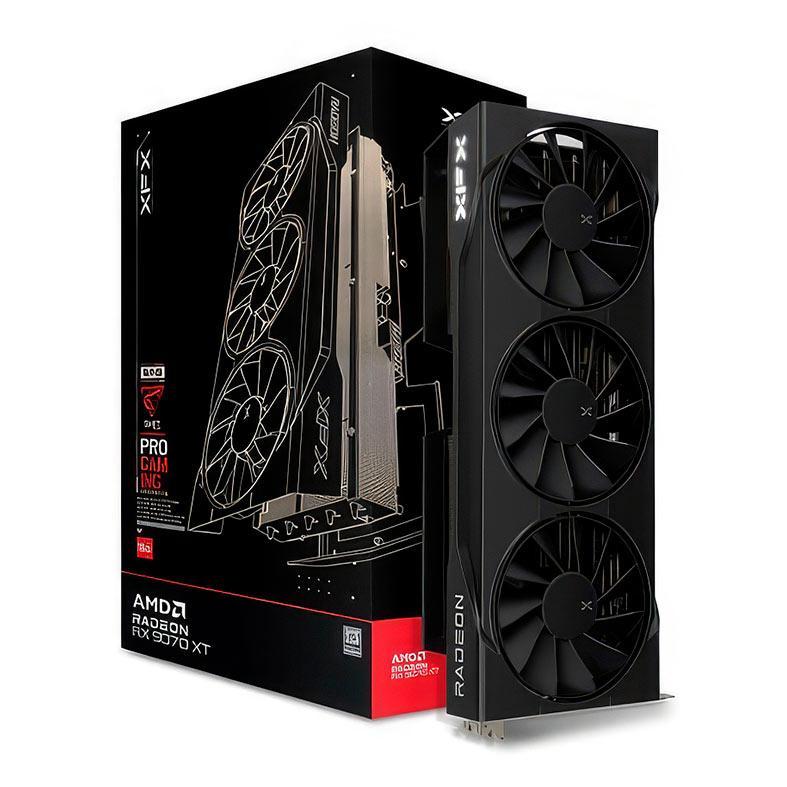 Placa de Video XFX Radeon RX 9070 XT Swift Triple Fan Gaming Edition,16GB,GDDR6,256-bit,RX-97TSWF3B9