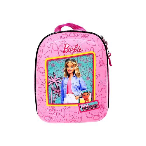 💖Mochila Infantil Barbie Pequena Rosa Resistente Leve Confortavel Uso Diario Escolar