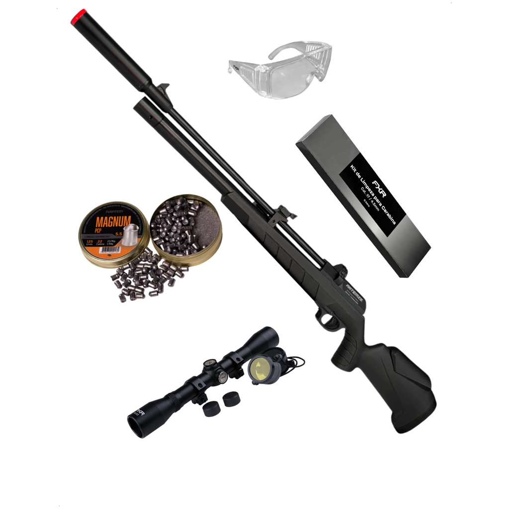 Carabina Pressão Pcp Artemis G3 Pr900s 5.5mm + Luneta + Kit