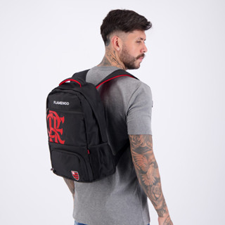 Mochila Flamengo Esportiva Preta e Vermelho em Oferta na Shopee