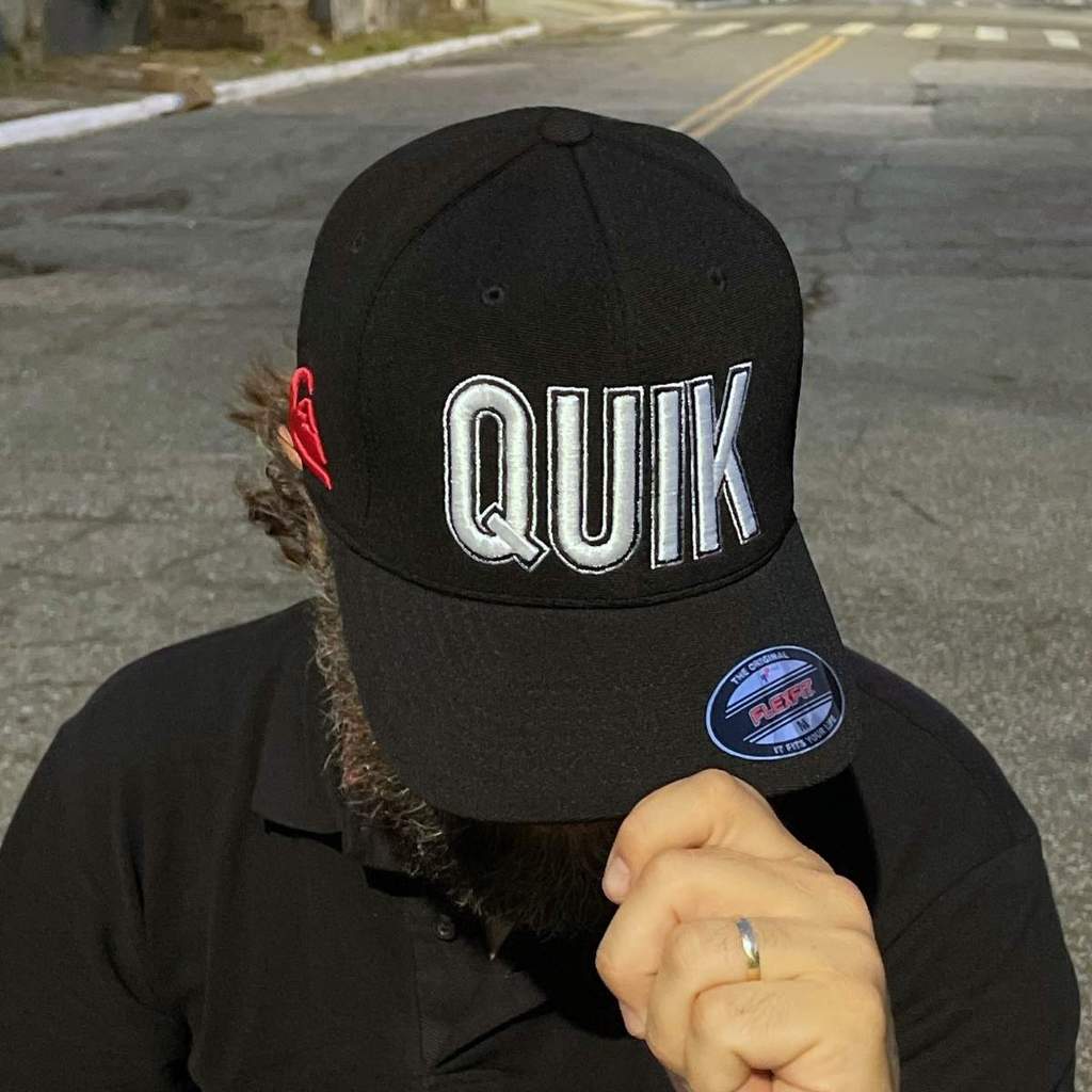 Boné Quiksilver Flexfit Emb Quik Outdoor Black - M