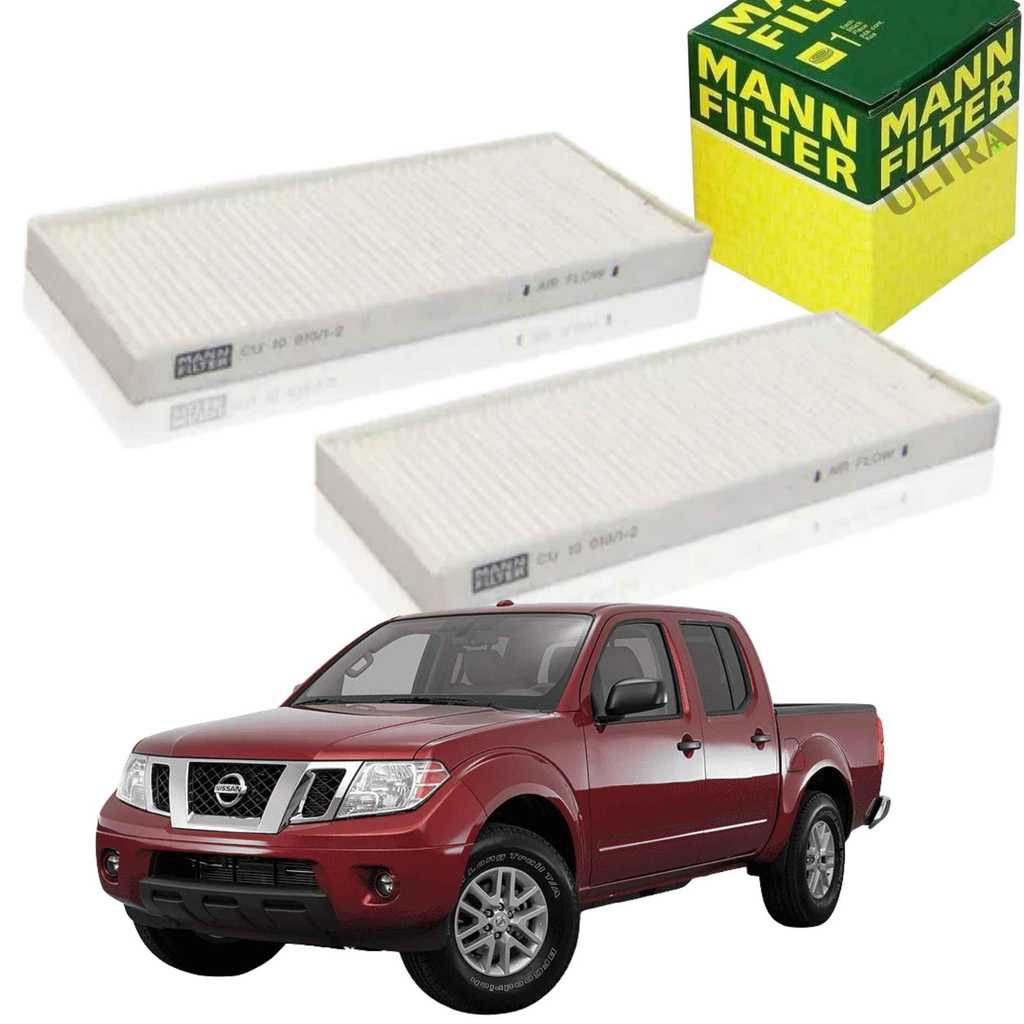 Filtro Ar Condicionado / Cabine Nissan Frontier 2.5 16V Diesel - 2012 em diante (MannFilter CU10010/1-2)