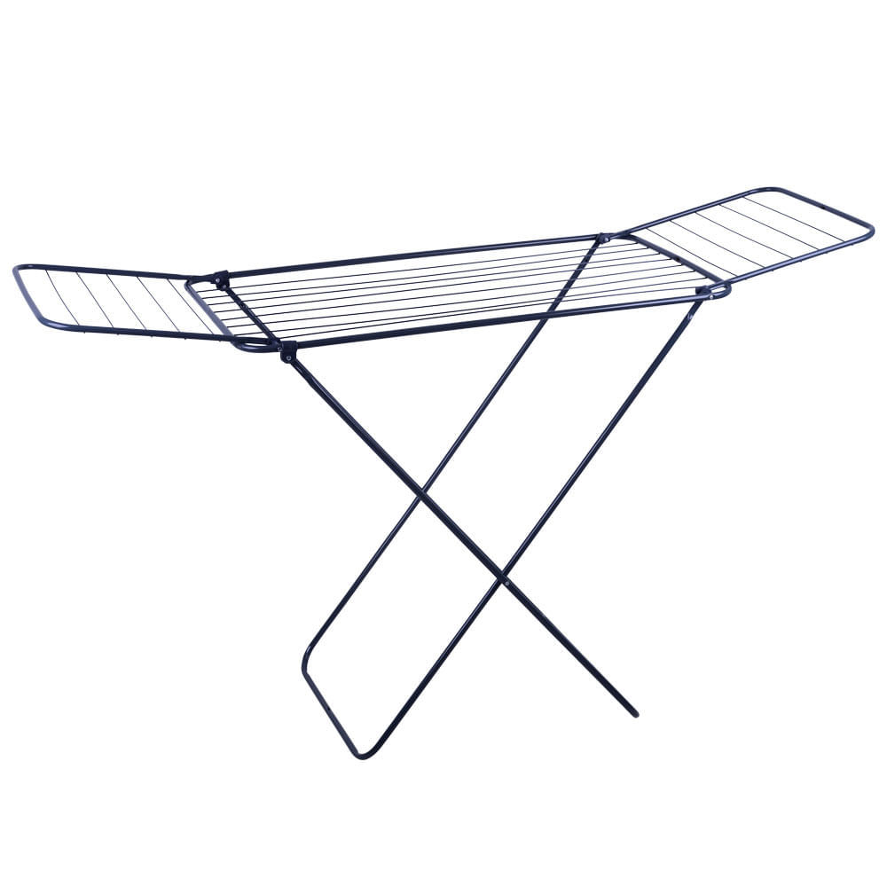 Varal de Chão Utile Max 10kg Cazza Preto em Oferta na Shopee