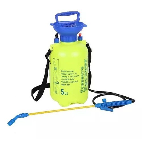 Pulverizador Manual 5 Litros Bomba Mangueira Aspersor Jardinagem Hortas Gramas em Oferta na Shopee