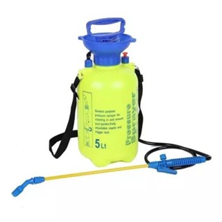 Pulverizador Manual 5 Litros Bomba Mangueira Aspersor Jardinagem Hortas Gramas em Oferta na Shopee