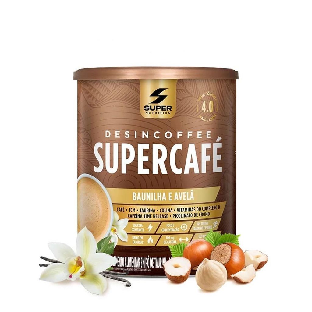 Supercafé - 220g Baunilha com Avelã - Desinchá