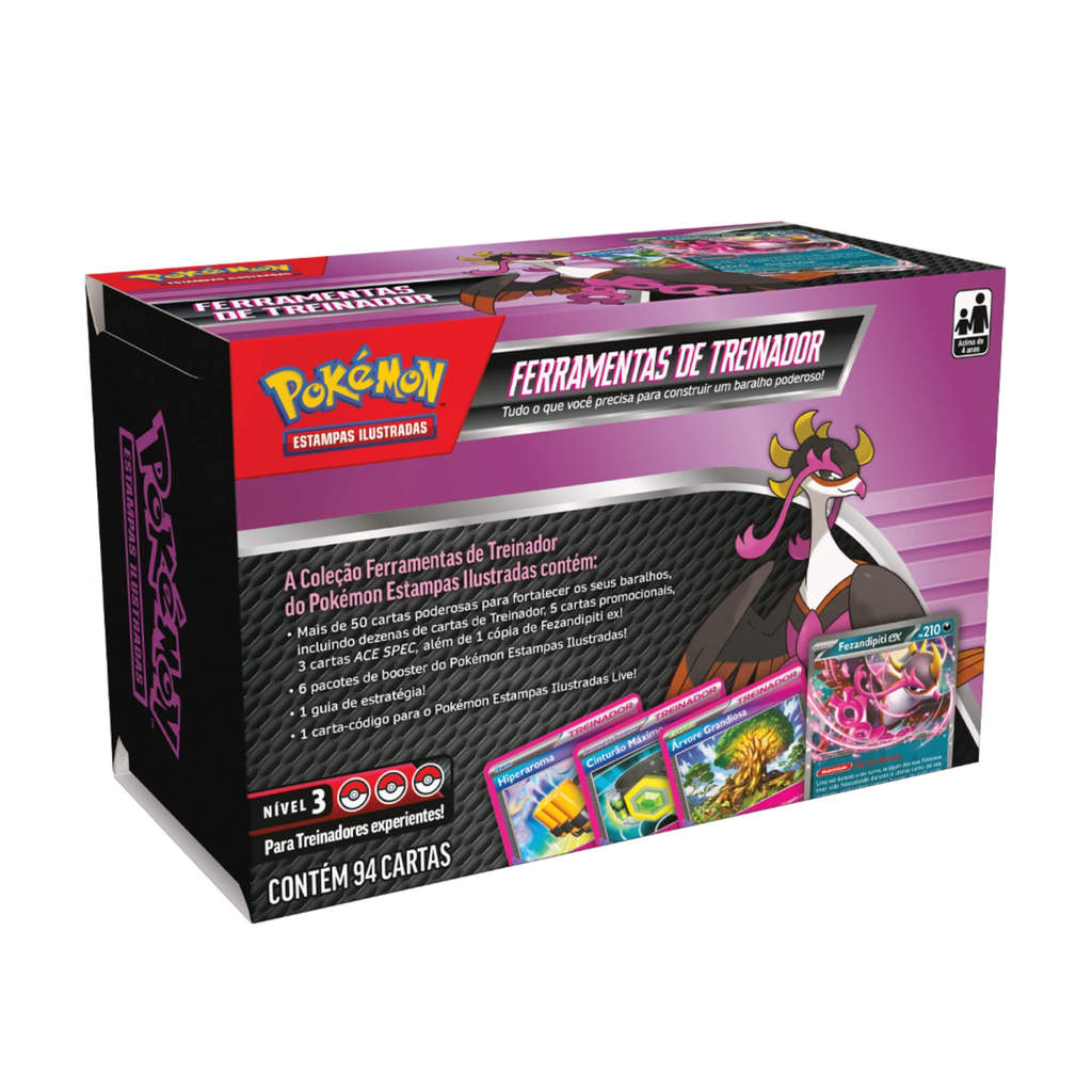 Pokemon Ferramentas de Treinador Fezandipiti EX TCG Copag - 35868 em Oferta na Shopee