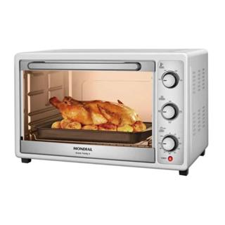 Forno Elétrico 52L Grand Family II Mondial 1800W Branco/Inox FRN-52-W - 127V em Oferta na Shopee