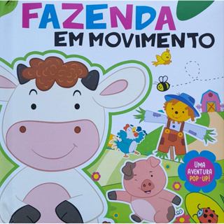 Uma Aventura Pop-Up | Fazenda em Movimento | Capa Dura em Oferta na Shopee