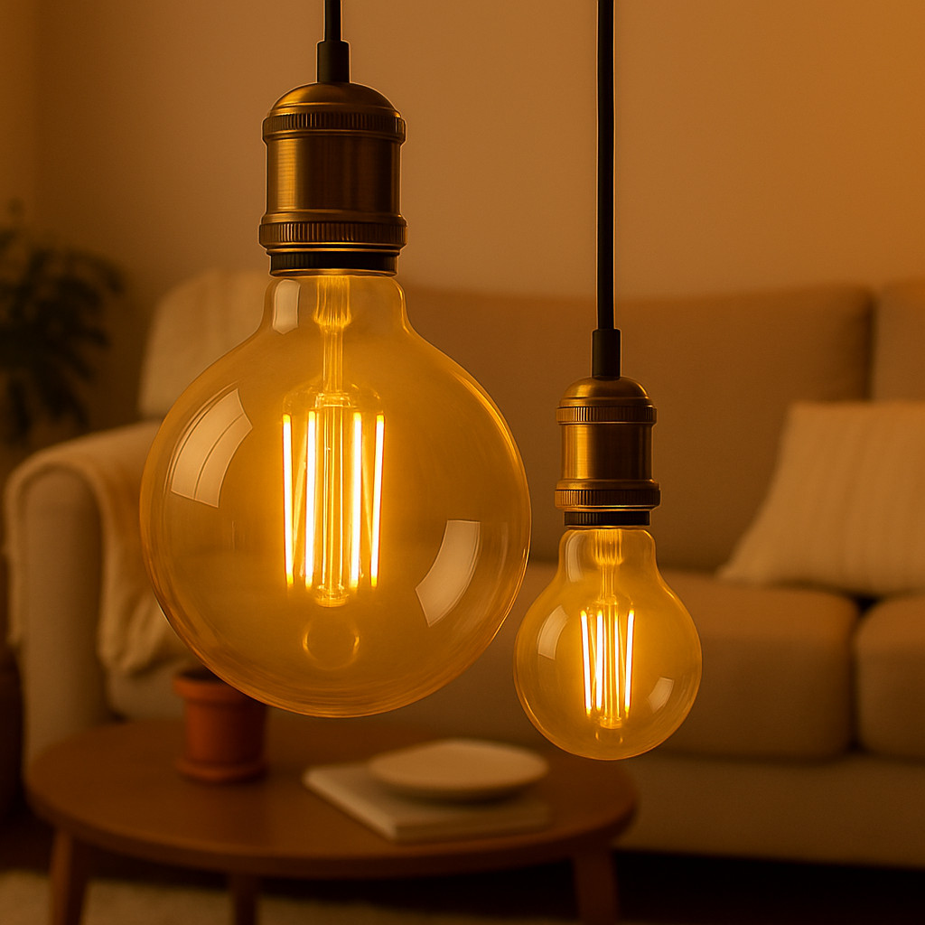Lâmpada de Filamento Dourada: Onde Comprar | BuscaProdutos