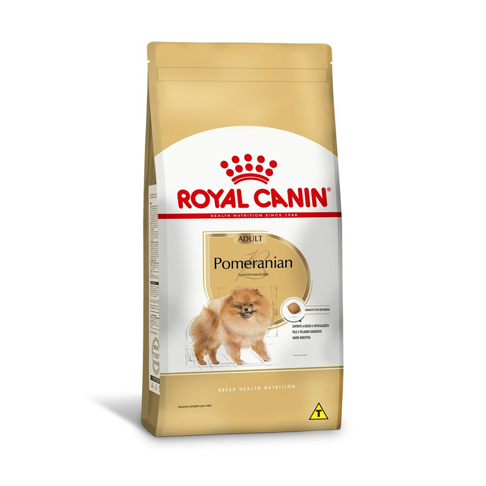 Ração Seca Royal Canin Pomeranian para Cães Adultos da Raça Lulu da Pomerânia 2,5Kg em Oferta na Shopee