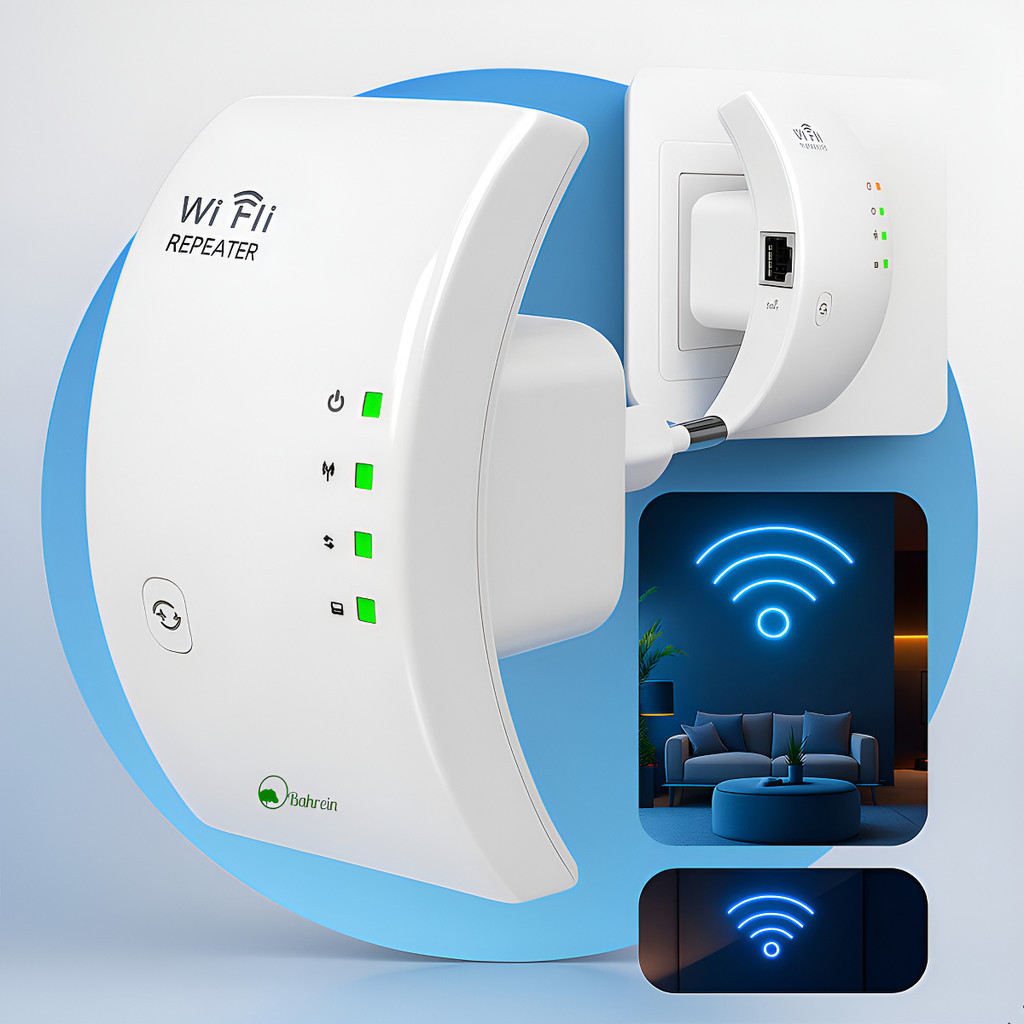 Repetidor De Sinal Wifi Amplificador Bahrein Potente Sem Fio Turbo 1800mbps