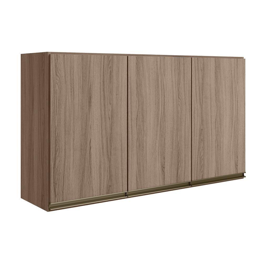 Armario Aereo 3 Portas Mdf 120 Cm Kali 12197 Carvalho Toq Carvalho Toq Nicioli Carvalho Toq Carvalho Toq em Oferta na Shopee