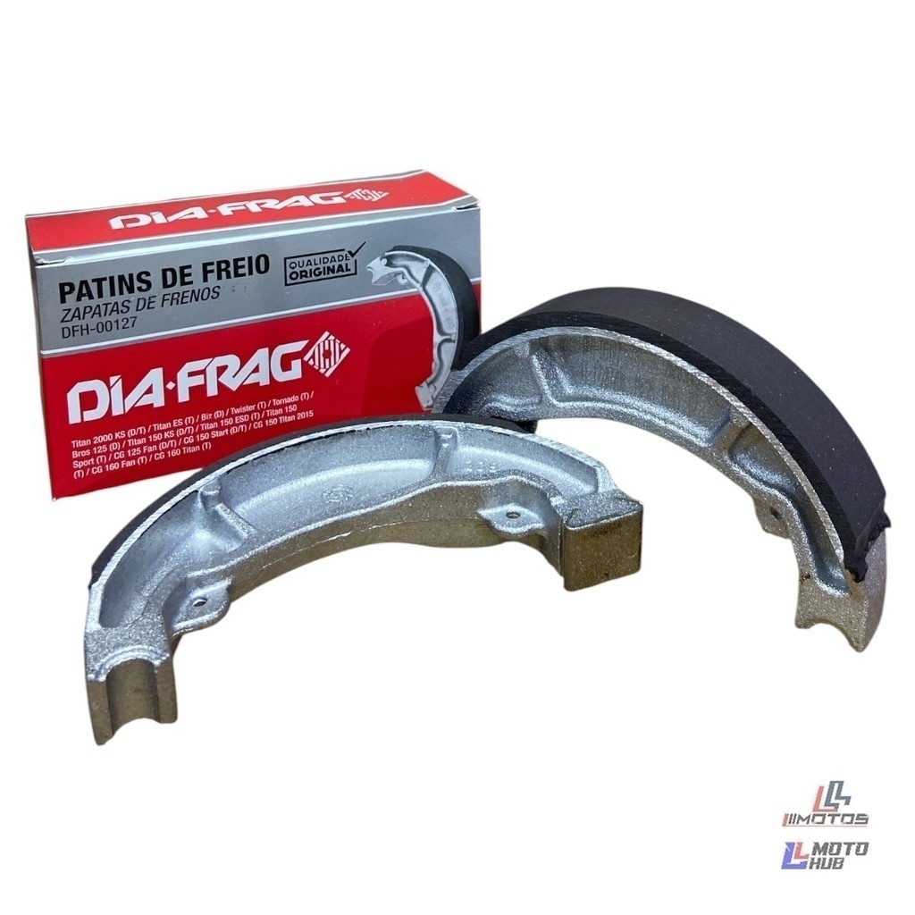 Patin De Freio Biz / Titan / Twister Dfh-00127 Diafrag