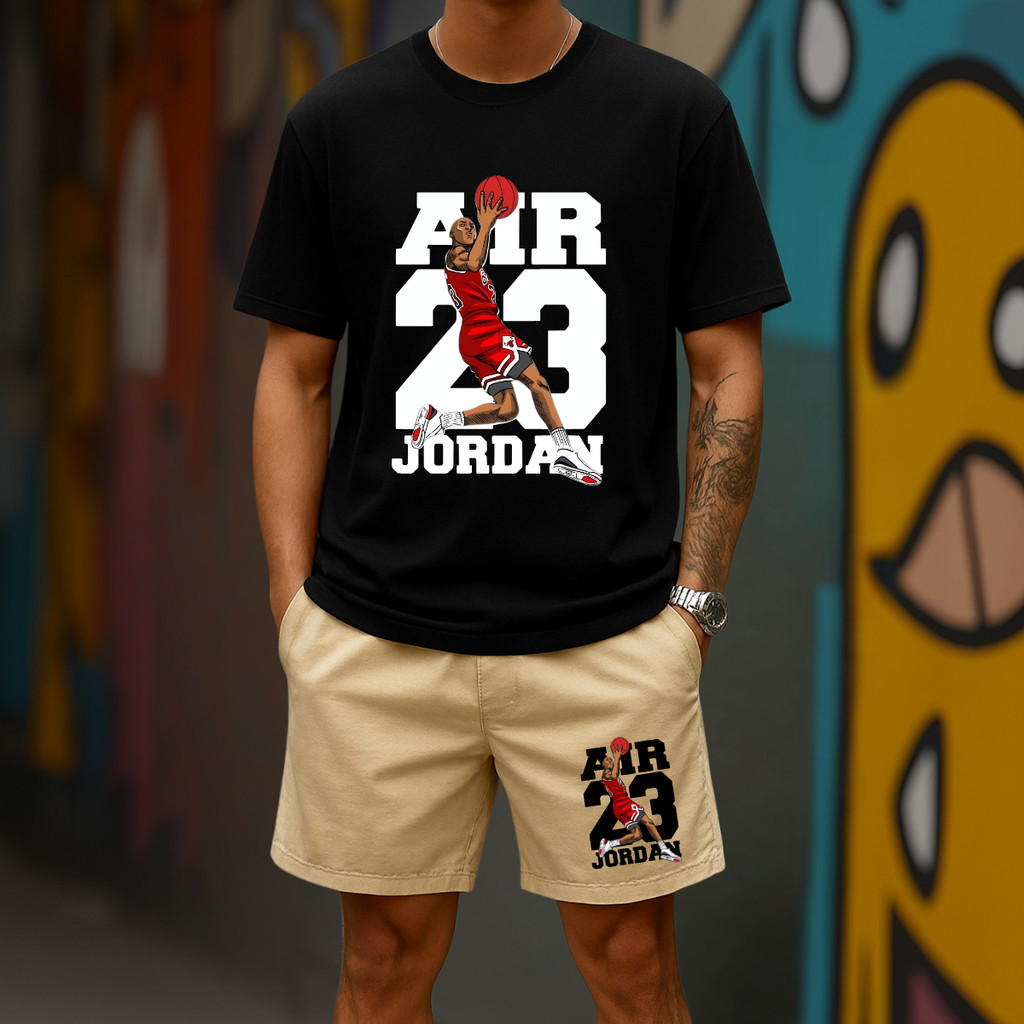 Kit Camisa Masculina E Short Masculino Estampado Lançamento Envio Imediato