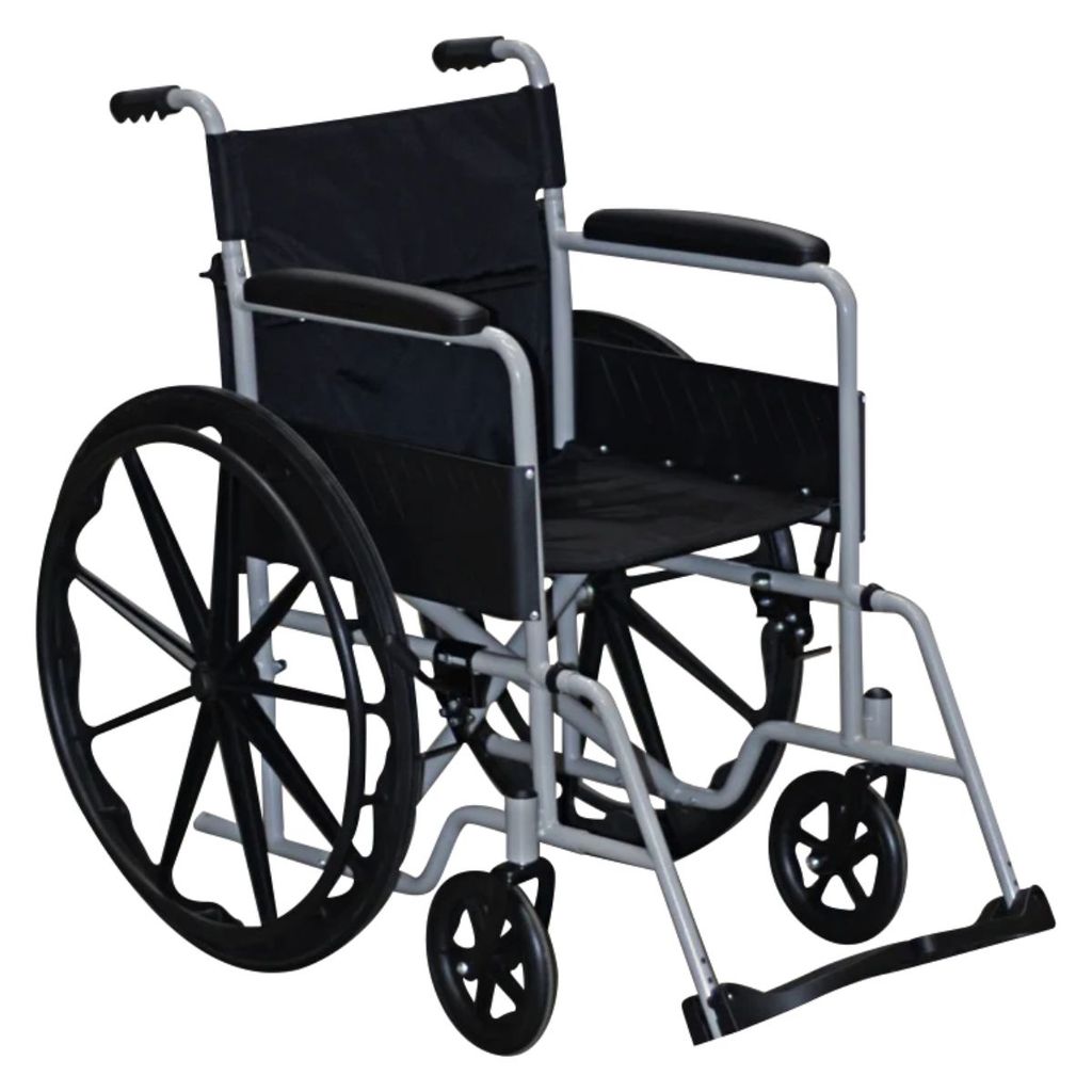 Cadeira de Rodas PRO8000 Dobrável 46cm Aço Health Clean